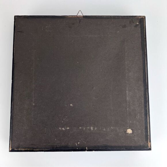 Vintage Stamped 925 Jewish Man Playing Fiddler Wall Sculpture By A Kedem Framed - Picture 10 of 12